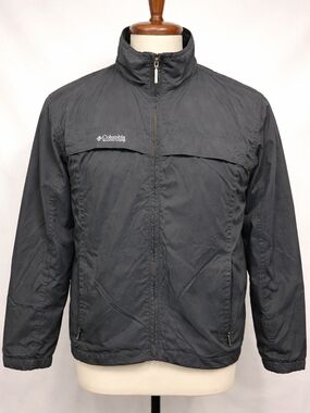 Columbia Black Lightweight Lined Jacket Mens Large